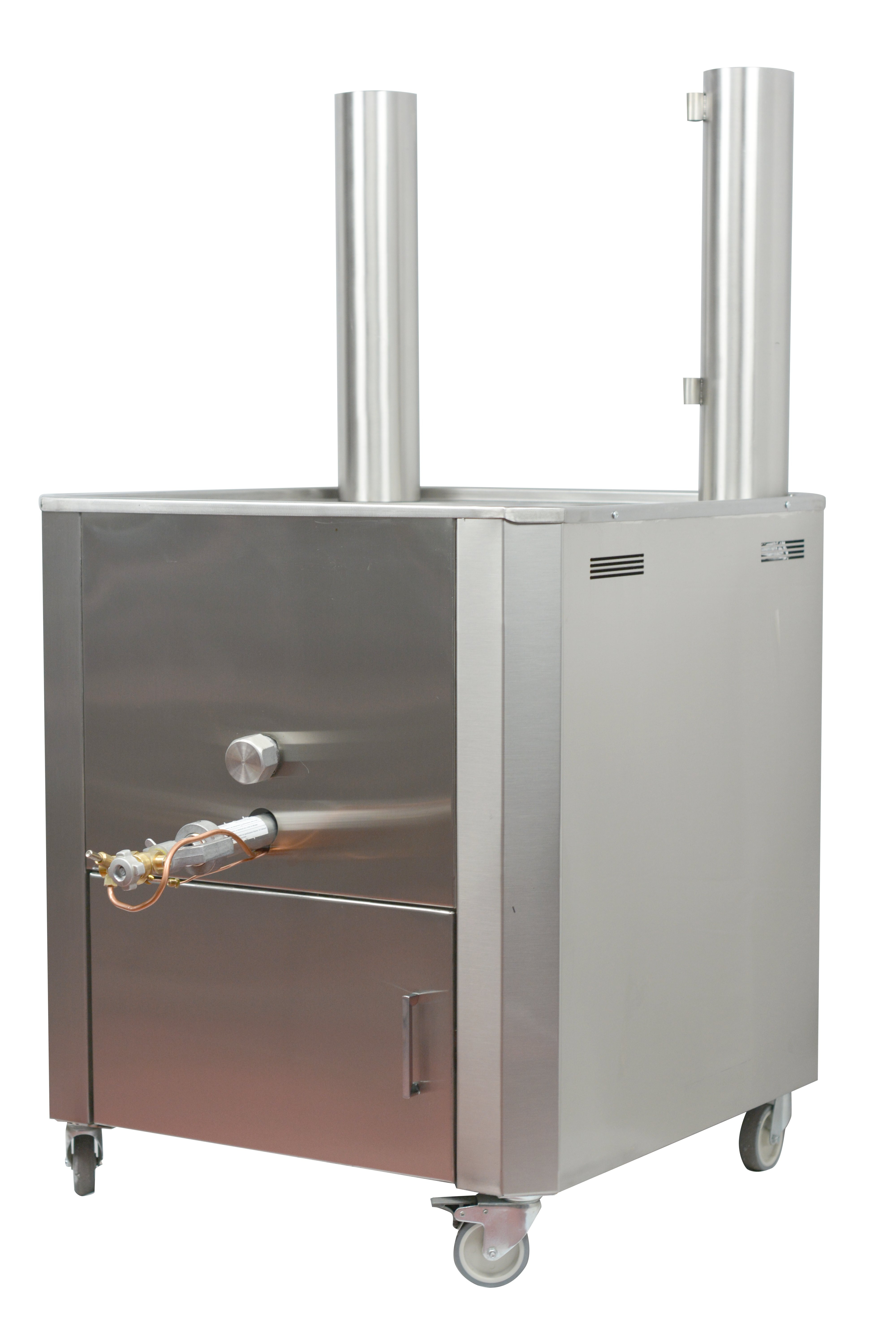 FOGON 70x70 CON QUEMADOR A GAS MODELO PROFESIONAL. - Mobiliario y