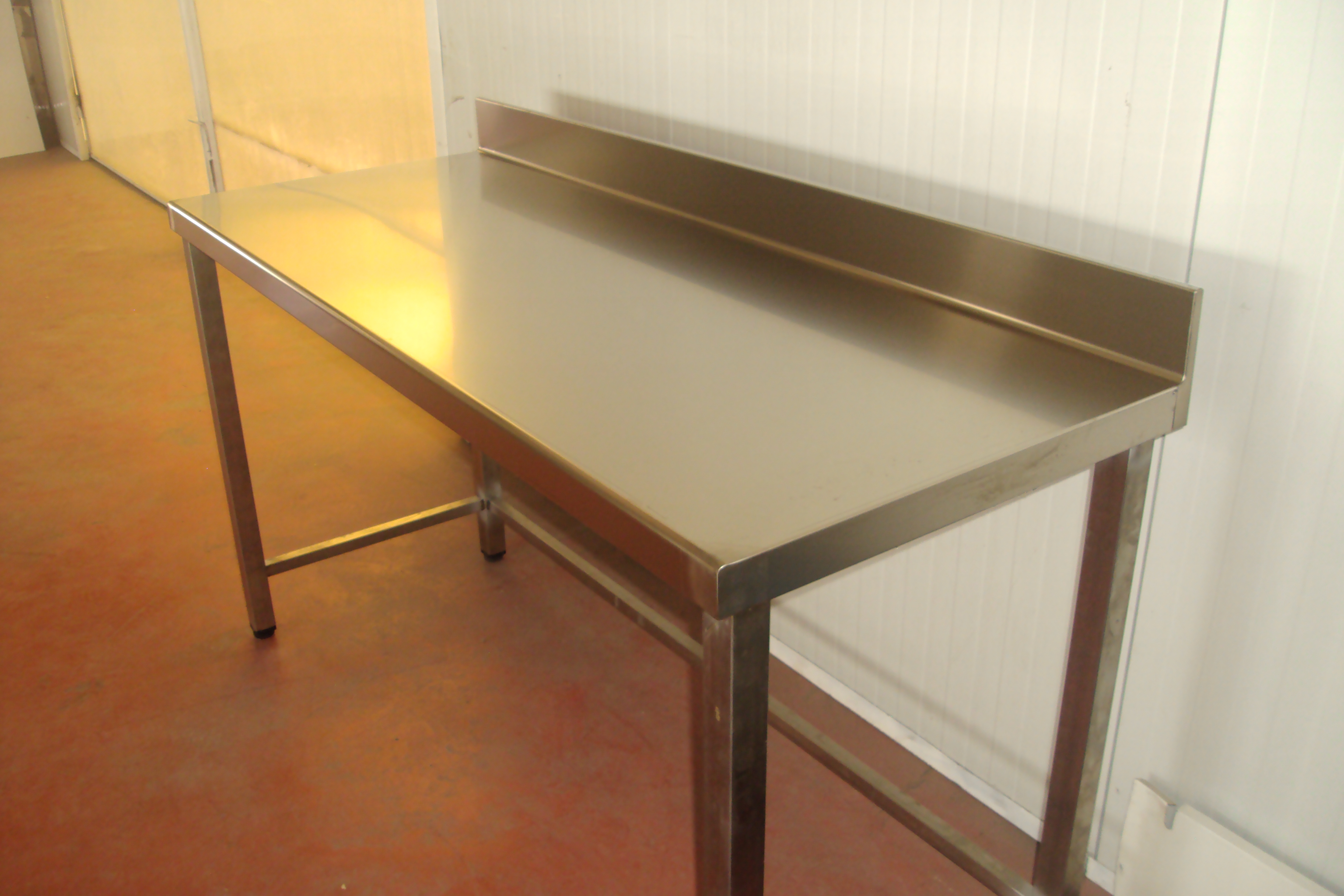 MESA TRABAJO INOX SIN ESTANTERIA 1600X700X850MM - Mobiliario y