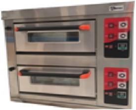 Horno de pizzas a gas doble 4+4x26