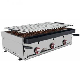 Barbacoa a Gas con Piedra Volcnica Inox 900